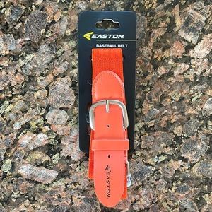 Easton orange baseball softball belt